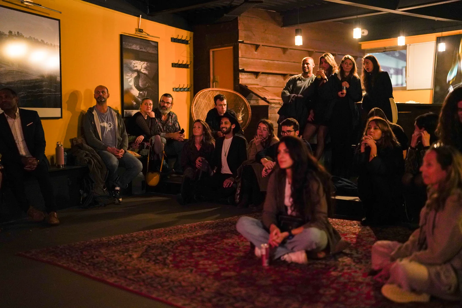 Friends and visitors gathered at the finale.
